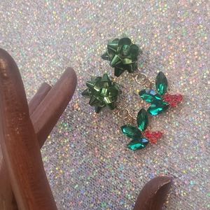 Vintage bow earrings